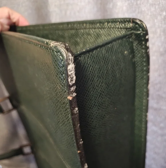 Louis Vuitton Green Taiga Leather Briefcase